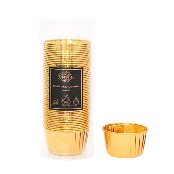 Cupcake Liners - 50 Pack (Gold) - Image 2