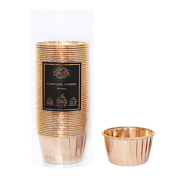 Cupcake Liners - 50 Pack (Rose Gold) - Image 2