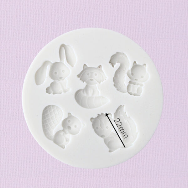 Silicone Mould – Forest Animals - Image 2