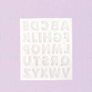 Silicone Mould – Alphabet (Stitched)