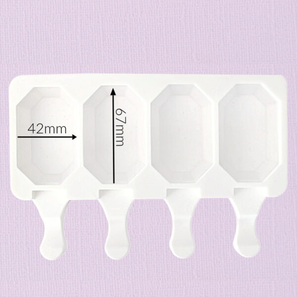 Silicone Mould – Cake Popsicle Octagon - Image 2