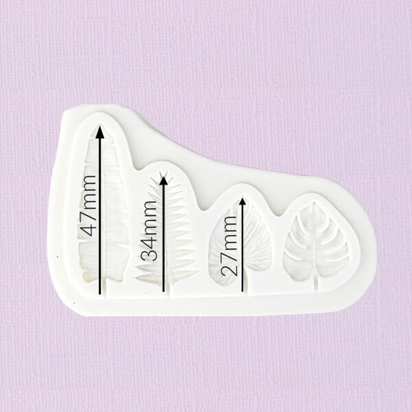 Silicone Mould – Leaves Assorted 3 - Image 2