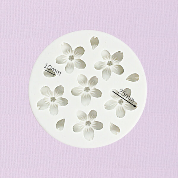 Silicone Mould – Flowers Assorted 3 - Image 2