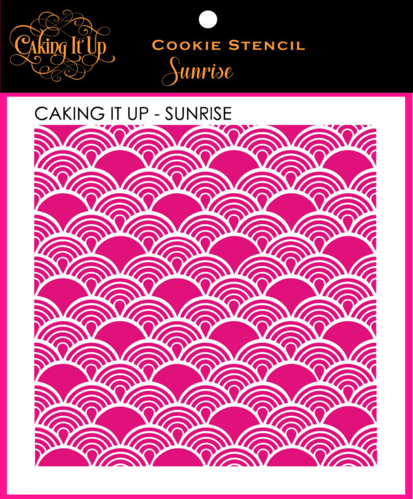 Cookie Stencil - Sunrise - Image 2